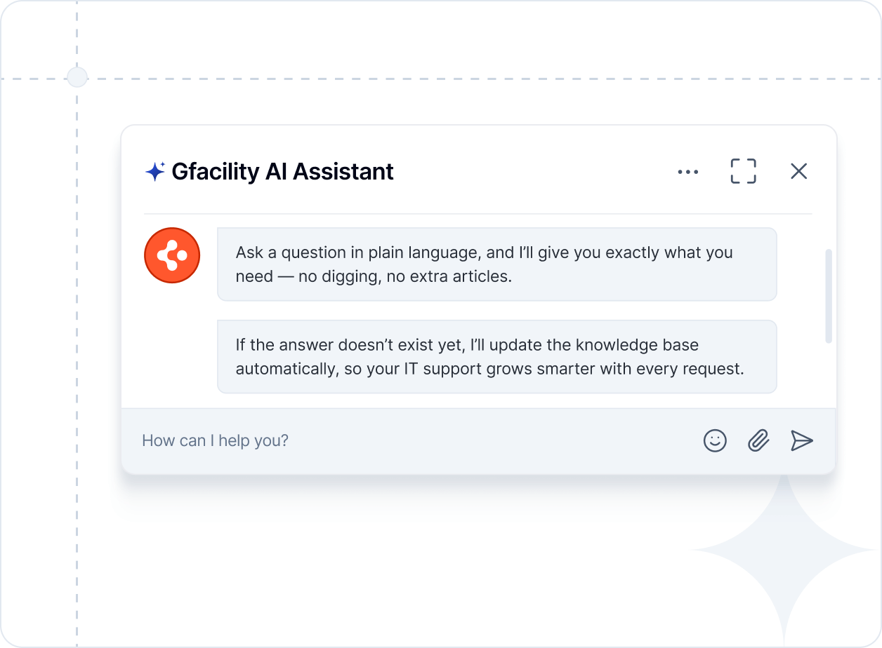 Asistente de knowledgebase con IA siempre disponible: soporte IT al instante
